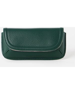 Oliver Bonas Carly Forest Sunglasses Case - Green