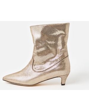 Anonymous Copenhagen Hicha 40 Stiletto Boots, Size Uk 3 - Natural