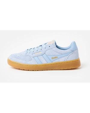 Gola Hawk Air Suede '86 Trainers, Size Uk 3 - Blue