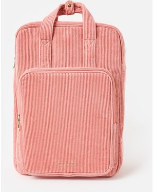 Oliver Bonas Mami Corduroy Backpack - Pink
