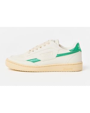 SAYE M89 Icon Metallic Jade Trainers, Size 3 - Green