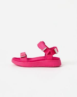 Woden Line Fruit Pitaya Velcro Chunky Sandals, Size Uk 6 - Pink