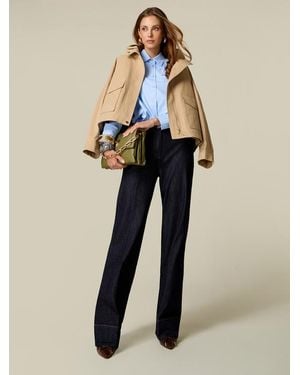 Oltre Jeans A Palazzo Donna, Taglia - Blu