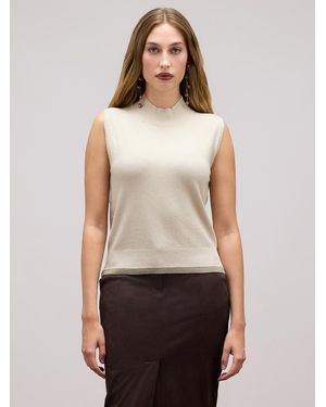 Oltre Maglia Lupetto Senza Maniche Donna, Taglia - Neutro