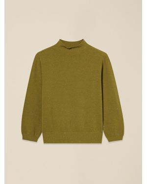 Oltre Maglia Lupetto Con Micro Paillettes Donna, Taglia - Verde