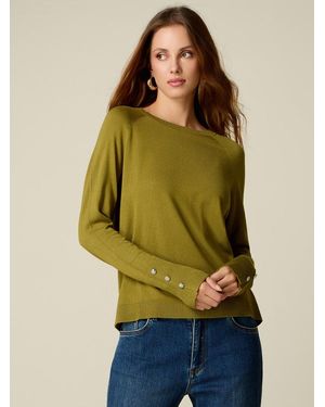 Oltre Maglia Con Dettaglio Bottoni Donna, Taglia - Verde