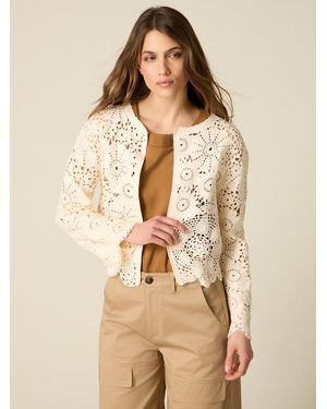 Oltre Cardigan Corto - Neutro