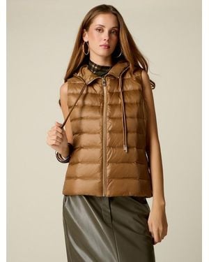 Oltre Piumino Lightweight Senza Maniche Con Cappuccio Donna, Taglia - Neutro