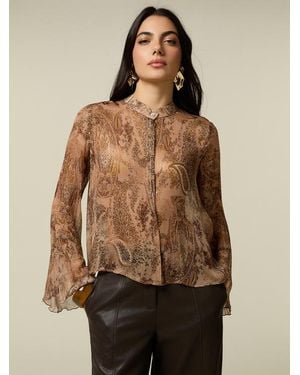Oltre Camicia Fantasia - Neutro