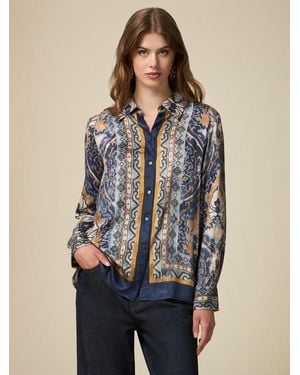 Oltre Camicia Fantasia - Blu