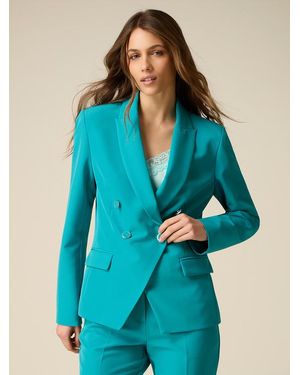 Oltre Blazer Doppiopetto Donna, Taglia - Blu