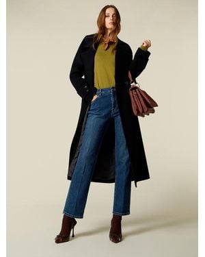 Oltre Jeans Regular Donna, Taglia - Blu
