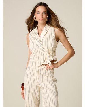 Oltre Gilet Corto A Righe Donna, Taglia - Neutro
