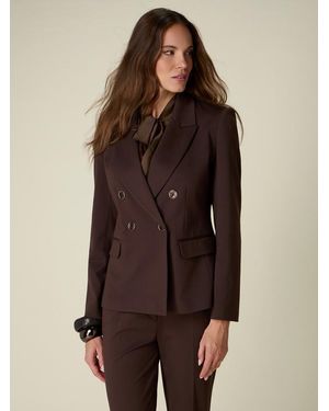 Oltre Blazer Doppiopetto - Marrone