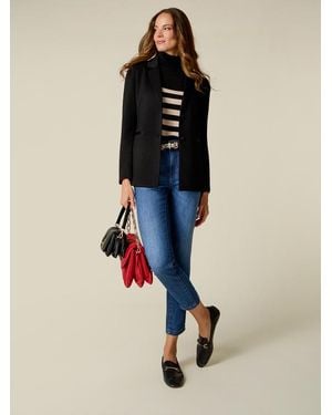 Oltre Jeans Skinny Washed Con Rivetti Sul Fondo Gamba Donna, Taglia - Neutro