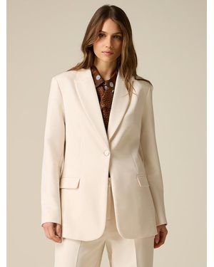 Oltre Blazer Monopetto Con Bottone Foderato Donna, Taglia - Neutro