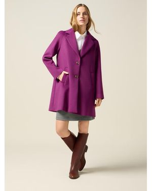 Oltre Cappotto Midi Con Bottoni Donna, Taglia - Rosa