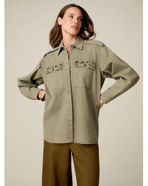 Oltre Camicia Over - Neutro