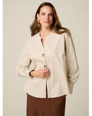 Oltre Camicia A Righe - Neutro