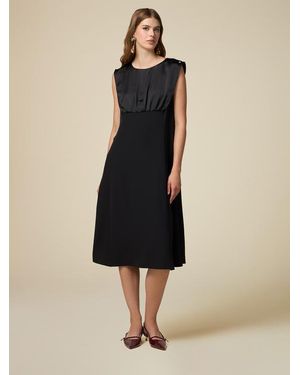 Oltre Vestito Midi Bimaterico Donna, Taglia - Neutro
