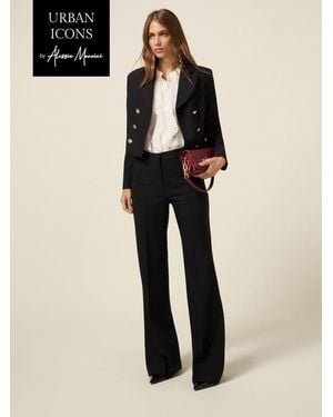 Oltre Pantaloni Palazzo - Nero
