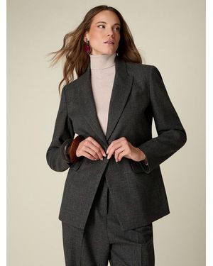Oltre Blazer Principe Di Galles Donna, Taglia - Nero