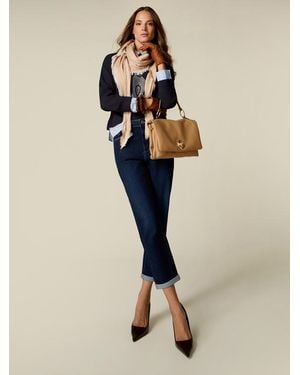Oltre Jeans Boyslim Blu Scuri Donna, Taglia