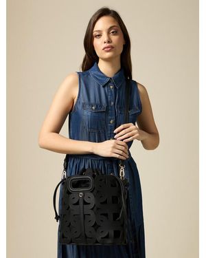 Oltre Maxi Tote Con Intarsio Donna, Taglia - Blu