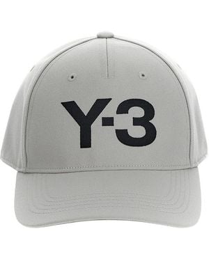 Y-3 Logo Cap - Grey