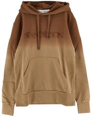 JW Anderson Logo Hoodie - Brown