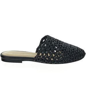 Gentry Portofino Flat Mule - Black
