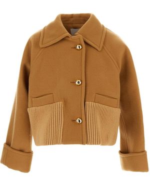 Patou Loose Jacket - Brown