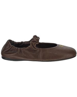 Miu Miu Logo Ballerina - Multicolor