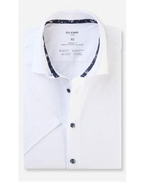 Olymp Luxor 24/seven Overhemd - Blauw