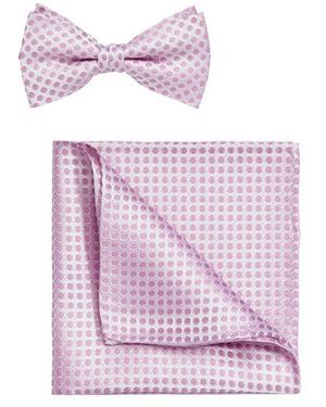 Olymp Vlinderdas / Pochet Set - Roze