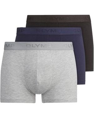 Olymp Boxershorts (set Van 3 Paar), - Blauw
