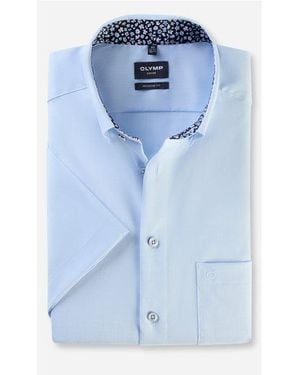 Olymp Luxor Overhemd - Blauw