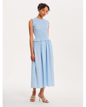 OMNES Blaire Dress - Blue