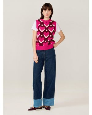 OMNES Bobbi Heart Vest - Pink
