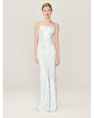 OMNES Mira Jacquard Dress - Natural