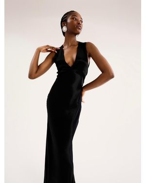 OMNES Nova Tie Back Dress - Black