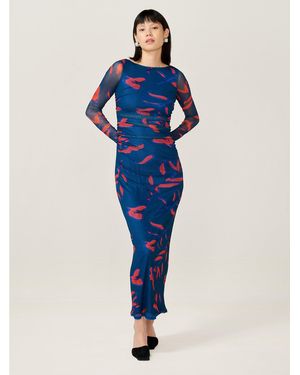 OMNES Hollis Dress - Blue