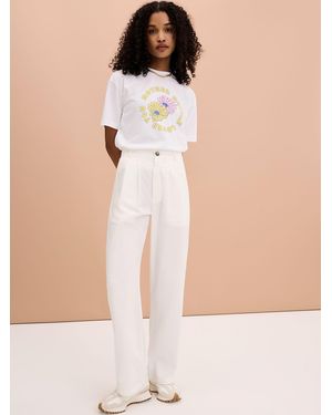 OMNES Cinnamon Relaxed Trousers - Natural