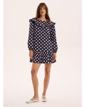 OMNES Emili Mini Dress - Blue