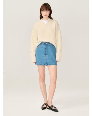 OMNES Ottie Bow Skirt - Blue