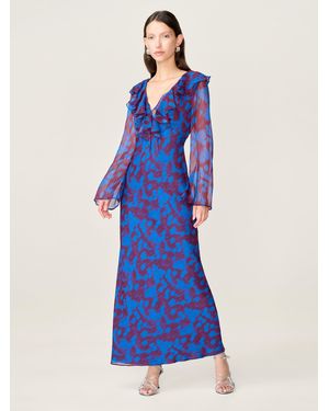 OMNES Yvette Dress - Blue