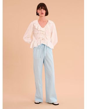 OMNES Ramela Elasticated Waist Trouser - Blue