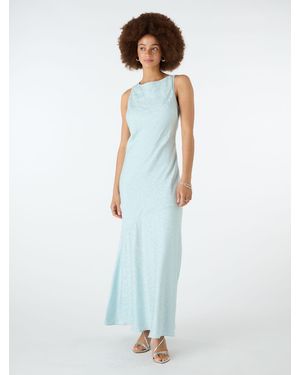 OMNES Ilona Column Dress - Blue