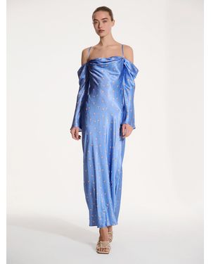 OMNES Munique Floral Dress - Blue