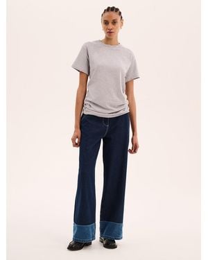 OMNES Jack Boyfriend Tee - Blue